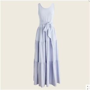 J. Crew • Light Blue Tiered Maxi Dress Light Blue XS